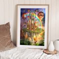 thumbnail image 3 of Cuadros Decorativos Bordado completo estampado Sky City Rainbow DIY 11CT hilo de algodón Kit de punto de cruz Ndcxsfigh Nuevos Originales, 3 of 8