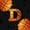 Basketball D, variant on Castle Fairy Abstract Basketball Print Bed Sheets 4-Piece, Sport Theme Letter Full Size Sheets, Black Orange,1 Fitted Sheet, 1 Flat Sheet and 2 Pillowcases