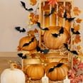 thumbnail image 4 of 2026 Halloween Indoor Decorations 12PC Halloween Bats Decoration For Home Decor DIY Wall Decal Bathroom Indoor Hallowmas Party Supplies 4 Different Sizes Realistic PVC Scary Black Sticker, 4 of 9