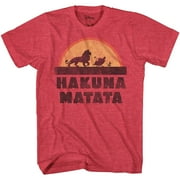 Disney Lion King Hakuna Matata Mens Graphic T-Shirt, (Mens or Mens Big & Tall)