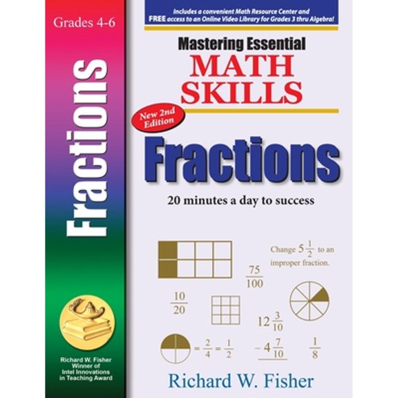 Pre-Owned Mastering Essential Math Skills: FRACTIONS, 2nd Edition (Paperback) by Richard Fisher