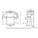 thumbnail image 5 of Pantalones de baloncesto rasgados para hombre Pantalones de entrenamiento activos de ajuste holgado Black Bamba, 5 of 5