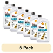 (6 pack) Shell Rotella T4 Triple Protection 15W-40 Diesel Engine Oil, 1 Quart