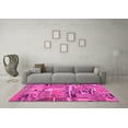 thumbnail image 3 of Ahgly Company Machine Washable Indoor Rectangle Patchwork Pink Transitional Area Rugs, 2' x 5', 3 of 4