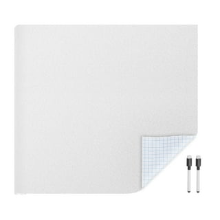 Dry Erase Board With Adhesive Back. Wall White Board Stick,Dry Erase Wall  Decal Paper for Kids Education, DIY, Work, School, Home, Office- Magnetic  Receptive (2 ft x 50 ft) 