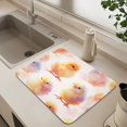 thumbnail image 6 of Dish Drying Mat Absorbent Dish Drainer Kitchen Counter 15.7x11.8inch Dish Drying Pad for Countertops Sinks Draining Racks Cute Baby Chicks, 6 of 9