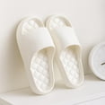 thumbnail image 2 of Samickarr Summer Slippers For Women And Men Indoor And Outdoor Wide Men's And Women's Home Slippers Summer Lovers Indoor And Outdoor Thick Soles Stepping Feeling Light Soft Soles Slippers, 2 of 3