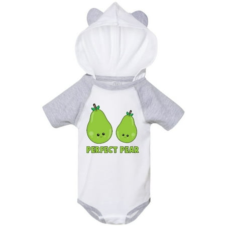 

Inktastic Perfect Pear Outfit Couple Funny Fruit Pair Gift Baby Boy or Baby Girl Bodysuit