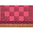 thumbnail image 4 of Casavani - 12'x15' Area Rugs for Living Room & Dining Room Handblock Printed Red Cotton Dhurrie, 4 of 6