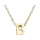 thumbnail image 1 of Delicado collar de oro para las mujeres lindo nombre de la letra gargantilla collares para niñas joyas, 1 of 3