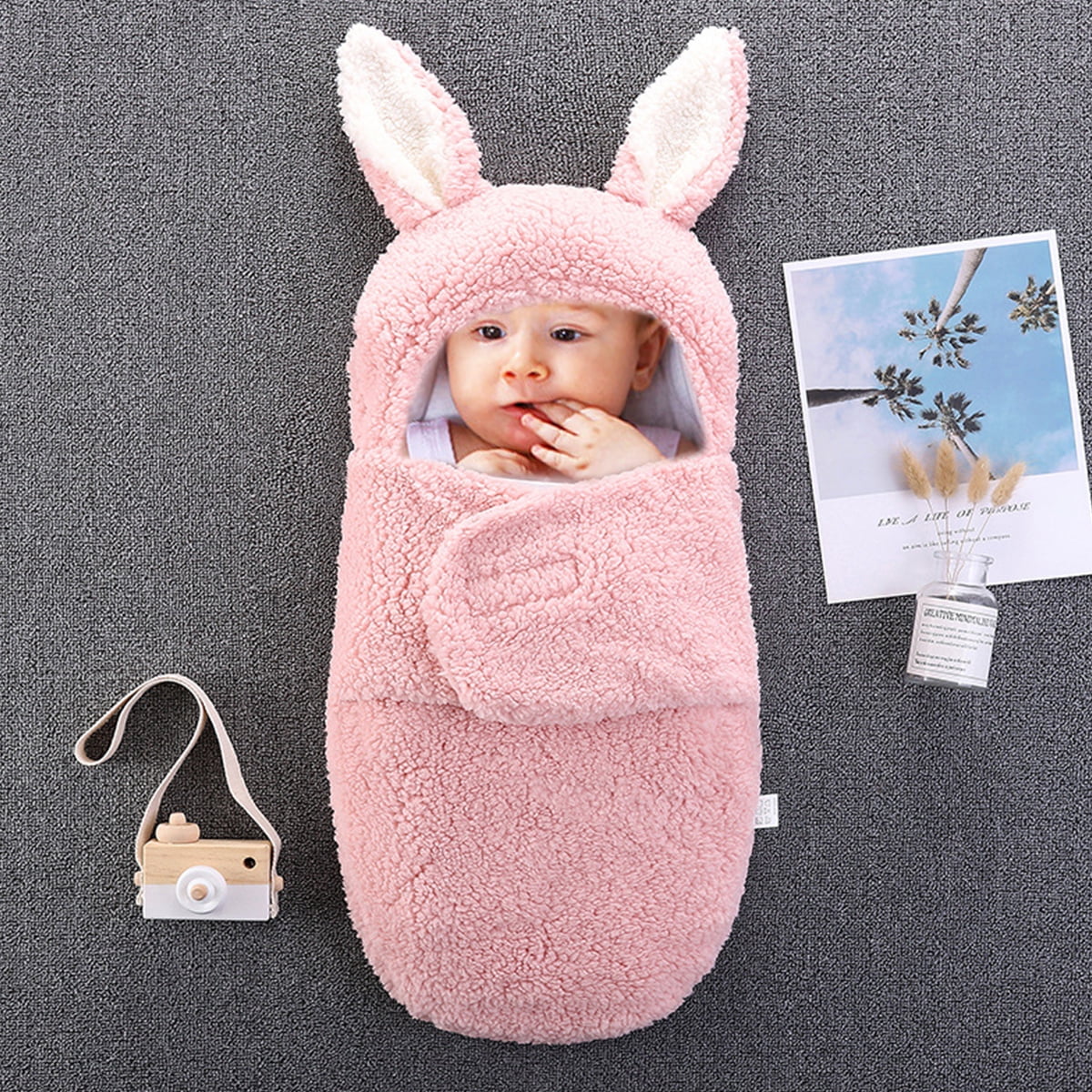 Nyidpsz Baby Swaddle Blanket Soft Newborn Baby Wrap Blanket Adjustable