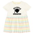 thumbnail image 3 of Inktastic Graduation My Uncle Graduated Girls Baby Dress, 3 of 5
