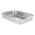 thumbnail image 4 of BRIGHTFUFU Stainless Steel Roasting Tray Rectangular Easy to Clean 1Pack, 4 of 8