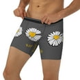 thumbnail image 2 of Sigee Keep Life Simple Daisy Flower for Men's Boxer Briefs,Moisture Wicking and Breathable Small, 2 of 9