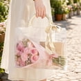 thumbnail image 6 of Clear Plastic Gift Bags with Handles 11.81x7.87 in Reusable Transparent PVC Tote Bags for Wedding Party Goodie Flower Favors, 6 of 6