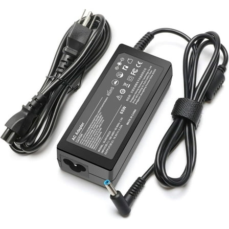 E ERSY 19.5V 3.33A 65W Laptop Charger for HP Pavilion 15 17 14 11, ENVY X360 14 15 17 TouchSmart 709985-001 Power Cord