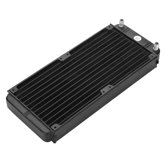 Agptek 10.62Inch 12 Pipe Aluminum Heat Exchanger Radiator