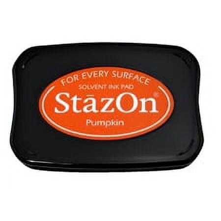 UPC: 0712353150928 | StazOn Solvent Ink Pad-Pumpkin