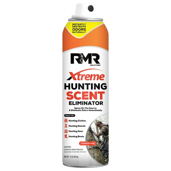 RMR Xtreme Hunt Scent Eliminator Spray - Neutralize Scents on Hunting Clothes, Stands, Gear, and Boots, 15 Ounces, Fragrance-Free