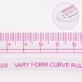 thumbnail image 4 of Uxcell Styling Sewing French Curve Ruler, 23.5x3.7cm Clear Sewing Pattern Making Ruler 2 Pack, 4 of 6