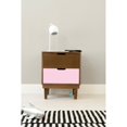 thumbnail image 4 of Nico & Yeye Kabano 2-Drawer Walnut Kids Nightstand -  Yellow, 4 of 5