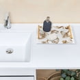 thumbnail image 7 of Bath Accessories Sets Single Print Decorative Tray With Handle For Home Bathroom Bedroom French Golden, 7 of 7