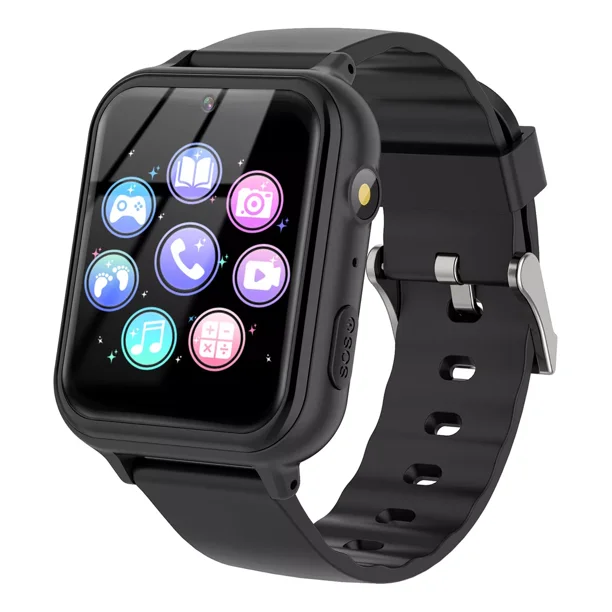 Sjrohe G12 Reloj para Juegos y Reloj Inteligente,Reloj Inteligente con Ranura para Tarjeta SIM para Reloj Inteligente niño ,2G llamada telefónica Reloj Inteligente,Sos Smartwatch Children's smartwatch