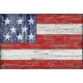 thumbnail image 3 of Brent, Paul 14x11 Black Modern Framed Museum Art Print Titled - American Flag, 3 of 5
