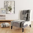 thumbnail image 5 of Designart "Glam Dancing Shape IV" Upholstered Modern Accent Chair - Arm Chair, 5 of 5