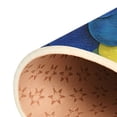 thumbnail image 7 of Ryvnso Scale Blue and Yellow Area Rug Floor Mats Non-Slip Home Carpet 63 x 48 inch, 7 of 7