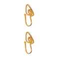 thumbnail image 4 of Sonducket Anillo de nariz geométrico círculo anillos cruzados todo-fósforo Clip todo-fósforo mujeres chica regalo ocio Casual Tipo-01 2Conjunto, 4 of 6