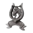thumbnail image 1 of TISHITA Accessoires de Frappe-Porte Tête de Cheval Matériel de Porte Extérieur Robuste et Résistant, 1 of 8