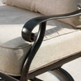 thumbnail image 6 of Oakland Living Finland Mayan Aluminum 5 Piece Propane Fire Pit Chat Set, 6 of 10