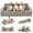 Grey, variant on Qaba 12-Piece Modular Kids Play Couch Building Fort, Blue