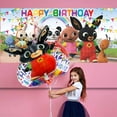 thumbnail image 7 of Bing Bunny Party Supplies Decorations Birthday Cake Topper Banner Decor Backdrop Balloons, 7 of 7