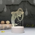 thumbnail image 1 of SDNall USB Acrylic Night Light LED Table Desk Bedroom Decor Gift Warm White Lamp, 1 of 9