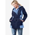 thumbnail image 6 of Woman Within Plus Size Colorblocked Taslon Anorak, 6 of 6