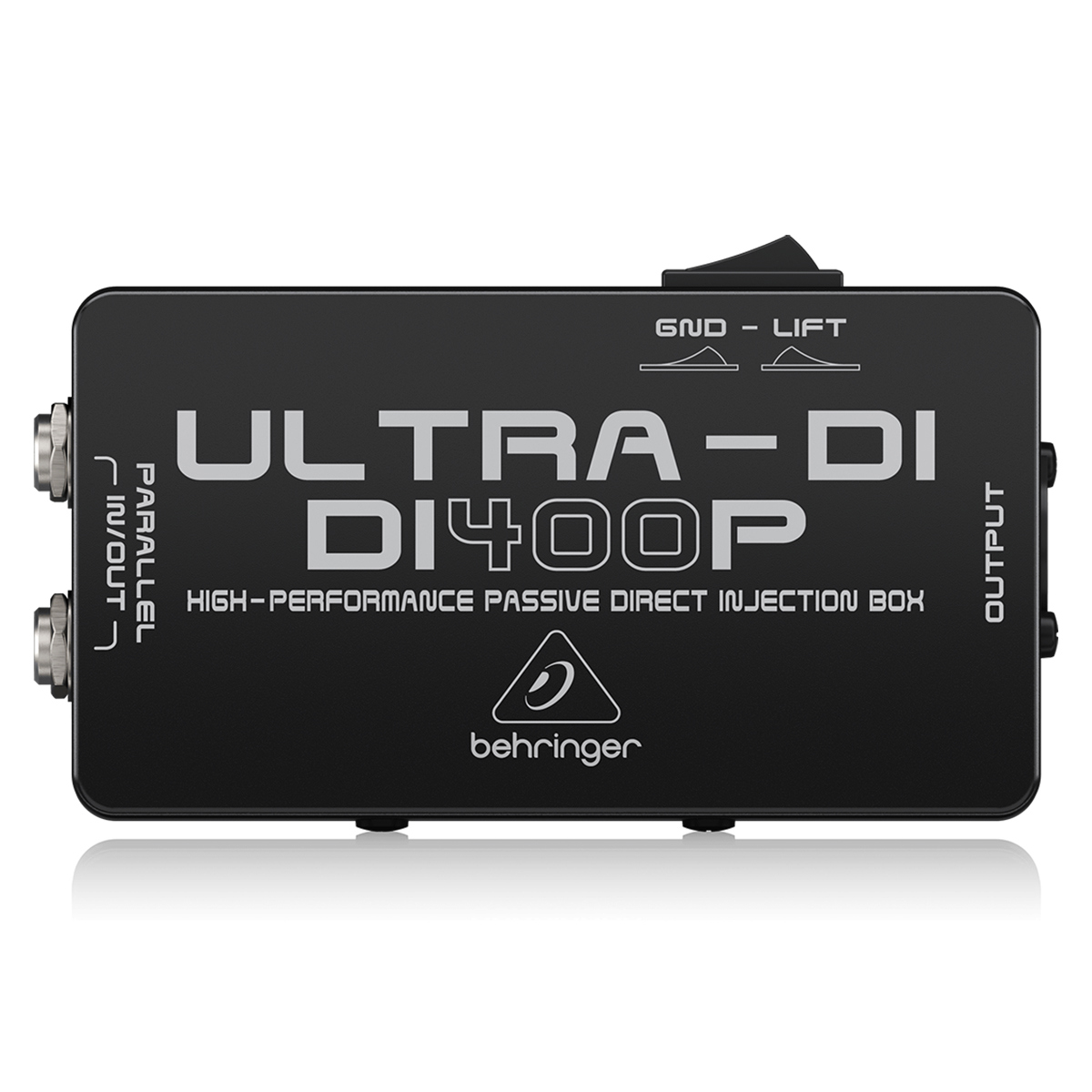 Behringer Ultra-DI DI400P High-Performance Passive DI-Box, Bundle with 25' XLR Microphone Cable