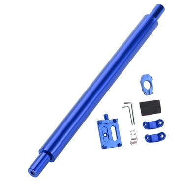Unique Bargains Motorbike Balance Cross Bar Adjustable Motoycle Handle Bracket Aluminum Alloy Blue