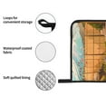 thumbnail image 4 of Cauagu Tranquil Garden Landscape Print Oven Mitts and Pot Holders 4 pcs Set,Extra Thicken Long Kitchen Oven Glove Potholders BBQ Gloves-Oven Mitts and Pot Holders(11 Inch), 4 of 6