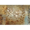 thumbnail image 2 of Vassileva, Silvia 24x17 Gold Ornate Wood Framed with Double Matting Museum Art Print Titled - Flowers on Silver I WAG, 2 of 4