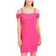 thumbnail image 1 of Vestido plisado Teeze Me con hombros descubiertos para mujer rosa 17/18, 1 of 1