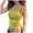 C, variant on Women Slim Camisole Tank Top Basic Double Lined Neck Tank Tops Adjustable Tank Summer Sleeveless Tops