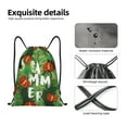 thumbnail image 3 of Yiaed Palm Leaves And Tropical Flowers Print Drawstring Bags Drawstring Backpack Bulk String Back Pack Gym Sport Bag-Medium, 3 of 5