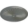 thumbnail image 3 of 33 1/8"OD x 3 1/2"ID x 1 3/8"P Leandros Ceiling Medallion (Fits Canopies up to 5"), Hand-Painted Silver, 3 of 6