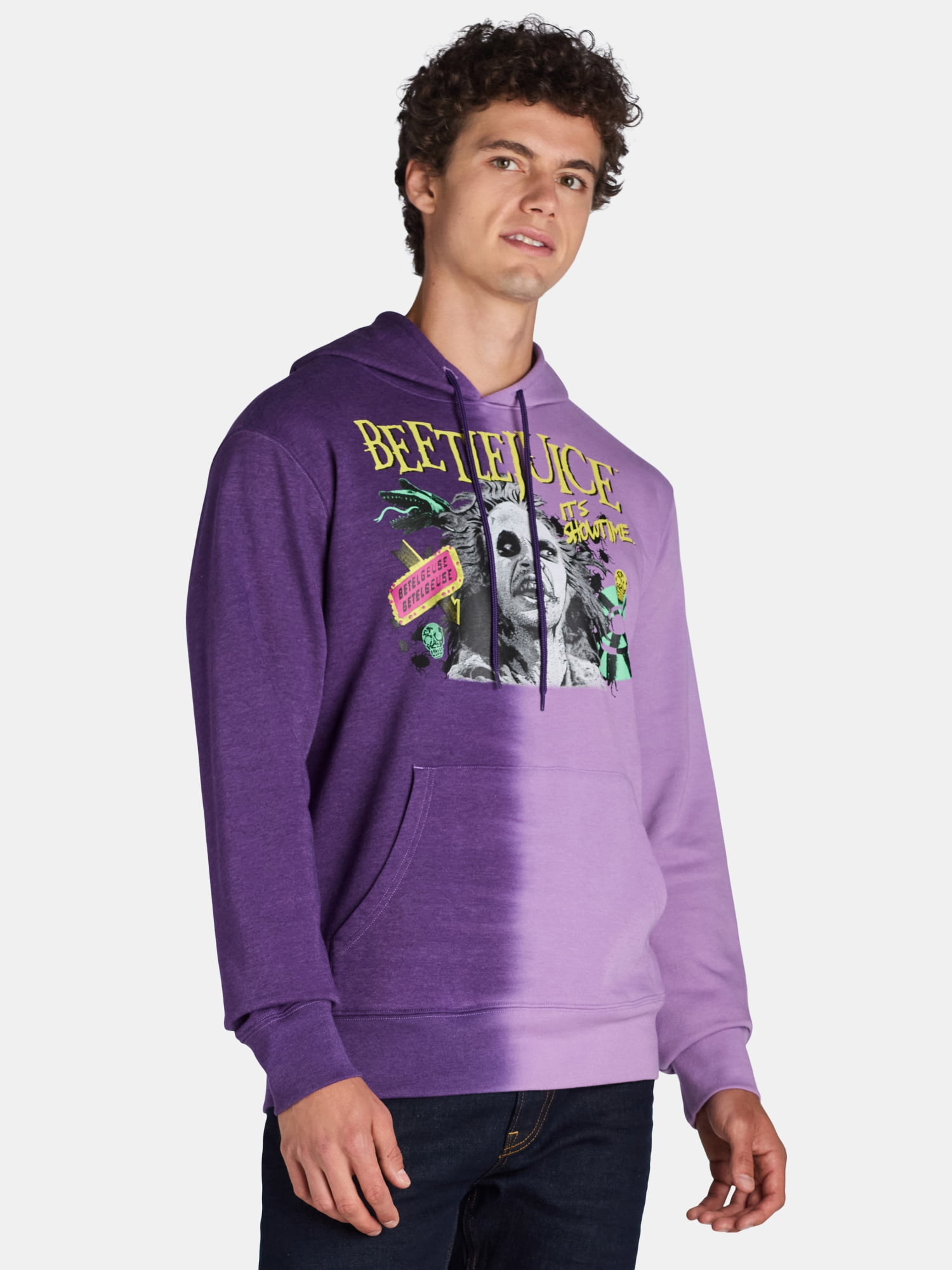 Beetlejuice Men’s and Big Men’s Graphic Print Hoodie, Sizes XS-3XL