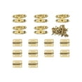 thumbnail image 3 of 15Pcs/Set Antique Cabinet Hinge Wooden Box Hinge Hasp Latch Furniture Hardware Gold, 3 of 10
