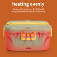thumbnail image 3 of Electric heating lunch box,Stainless Steel Container Steel Container Spoon Container Spoon Carry 1.8l Lunch Box 75w Removable Stainless Steel With Removable Stainless Car Dual Use Box Car Heated (, 3 of 7