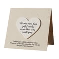 thumbnail image 1 of Heart Shaped Cards Acrylic Scripture Souvenir with "Friends Always Love Each Other" Inspirational Gift for Friend, 1 of 7