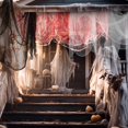thumbnail image 7 of 6 Pack 72 x 30 inch Halloween Cheesecloth Cheese Cloth Roll for Crafts Large Black, White, Bloody Polyester-Cotton Muslin Gauze Fabric for Party Decorations, 7 of 7